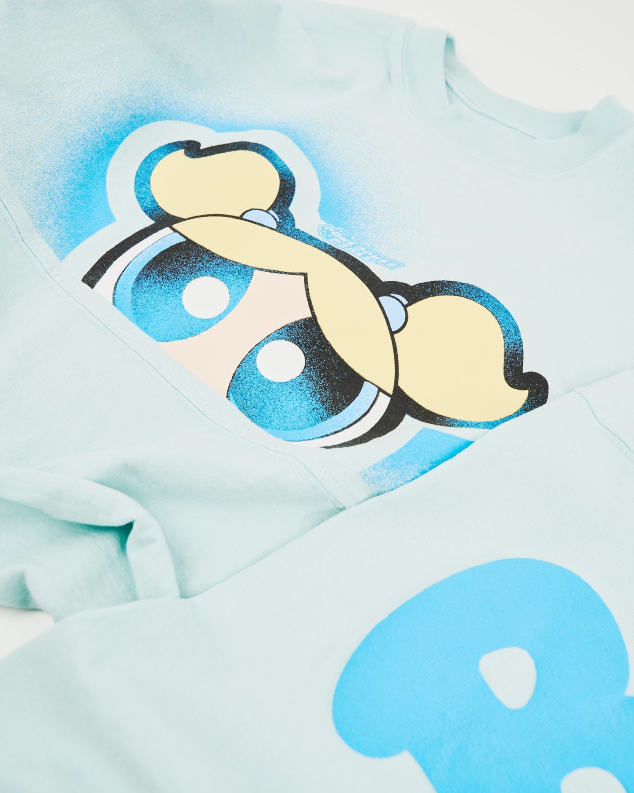 Bubbles™ The Power Puff Girls™ Raw Hem Crop Spirit Jersey® 3