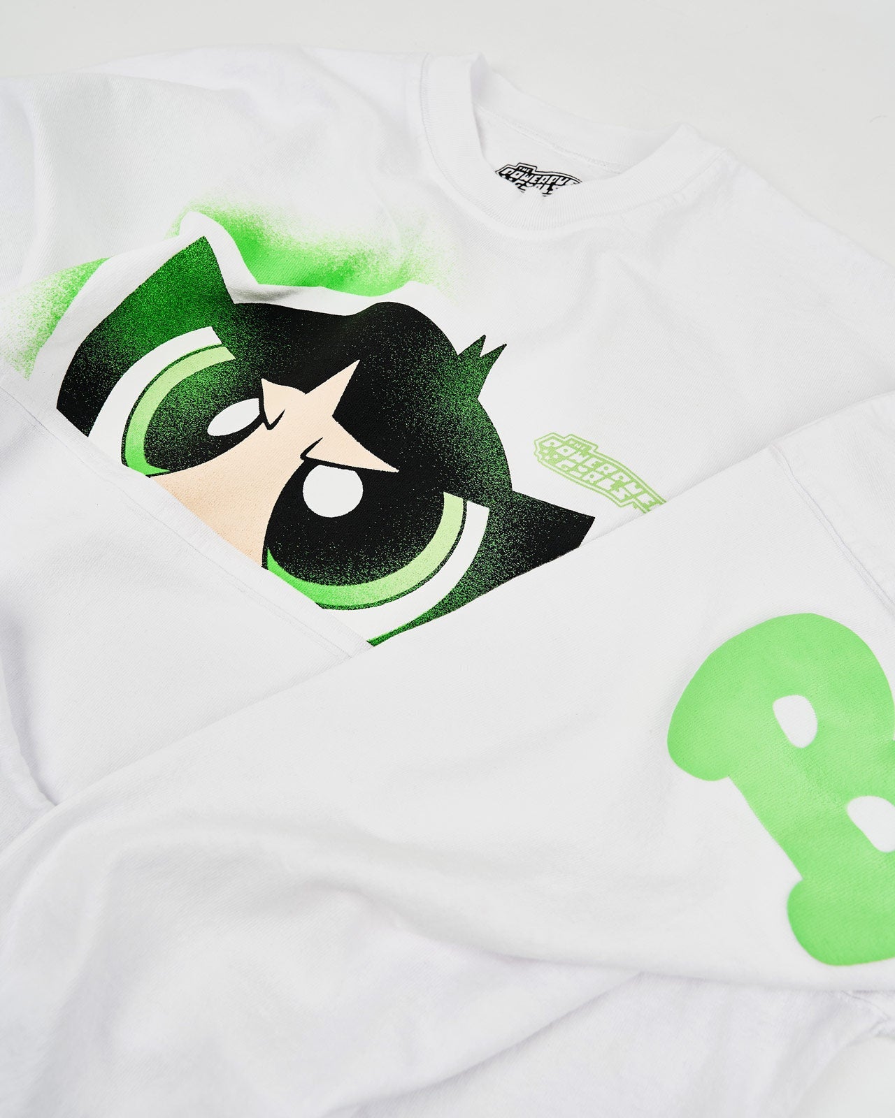 Buttercup™ The Power Puff Girls™ Raw Hem Crop Spirit Jersey® 3