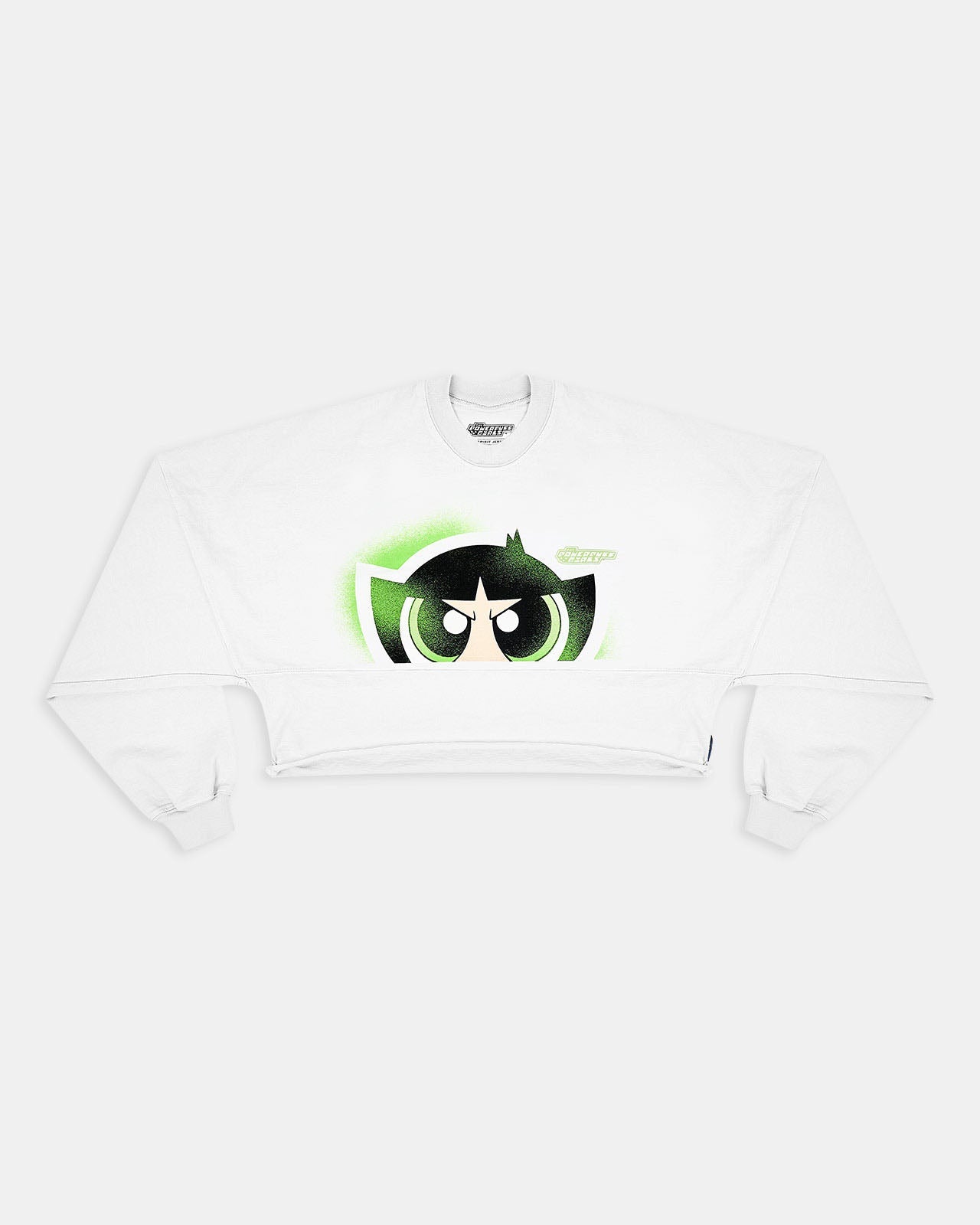 Buttercup™ The Power Puff Girls™ Raw Hem Crop Spirit Jersey® 1