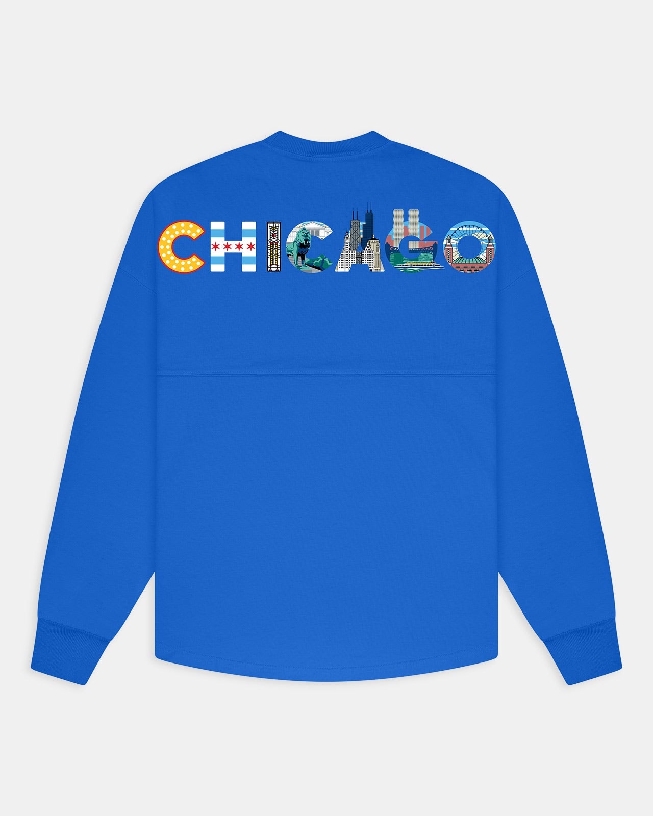 Chicago Painted Cityscape Spirit Jersey® 3 Garnet