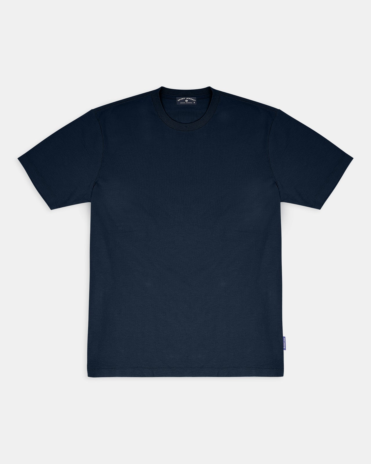 Everyday Short Sleeve Basic Tee in Deep Indigo 1