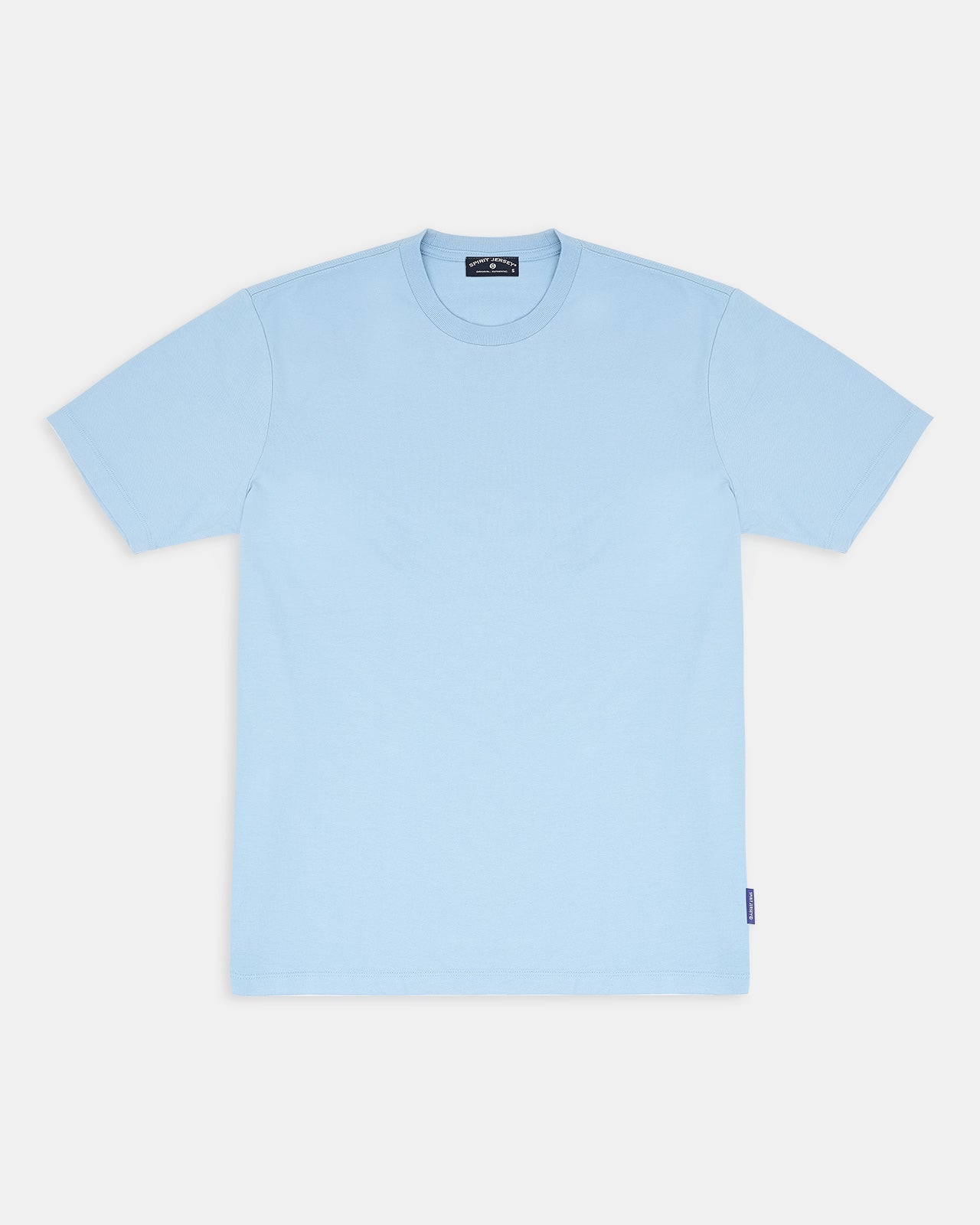 Everyday Short Sleeve Basic Tee in Ice Blue 1