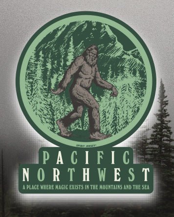 PNW Sasquatch Acrylic Pin 1